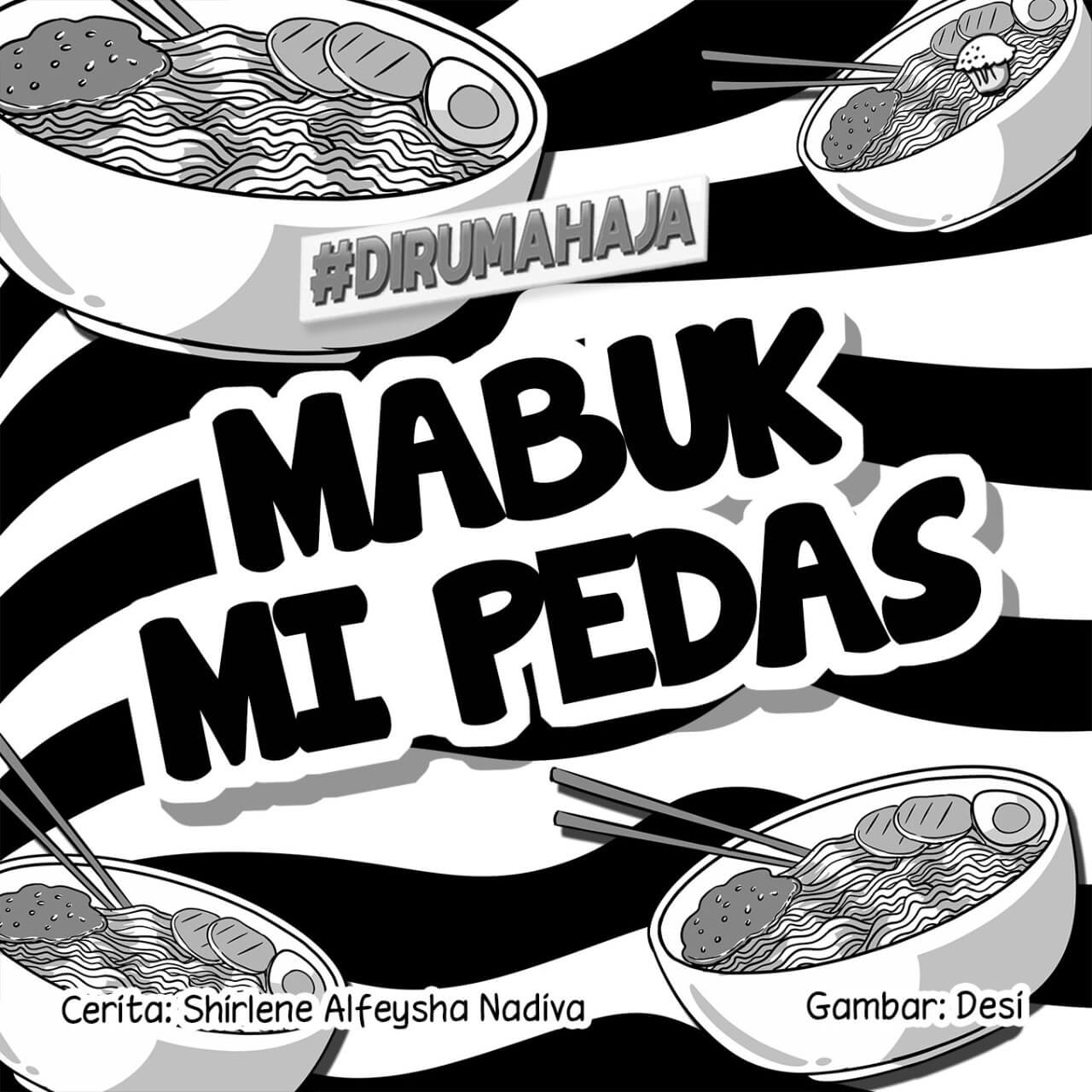Mabuk Mie Pedas Cover BW