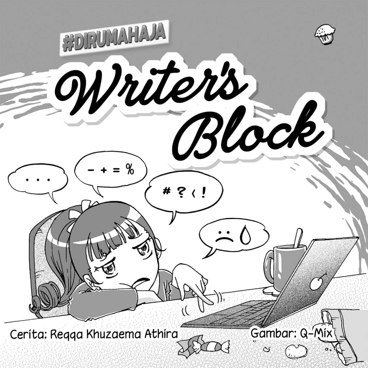 Writer's block cover BW
