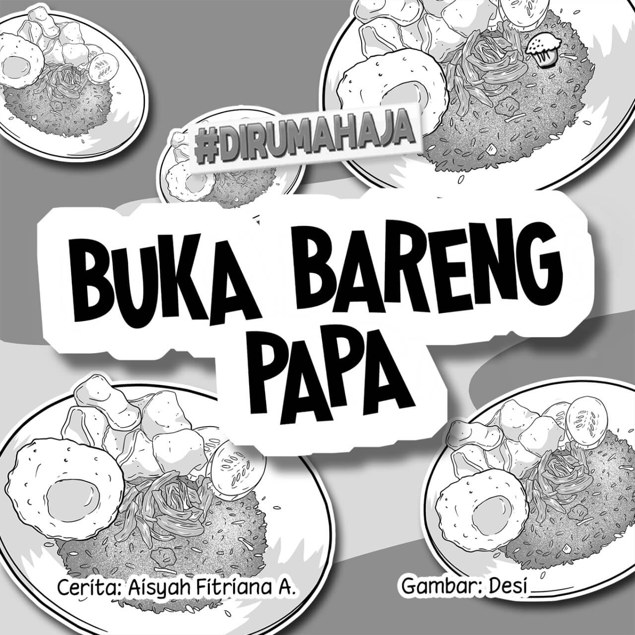 Buka Bareng Papa cover bw