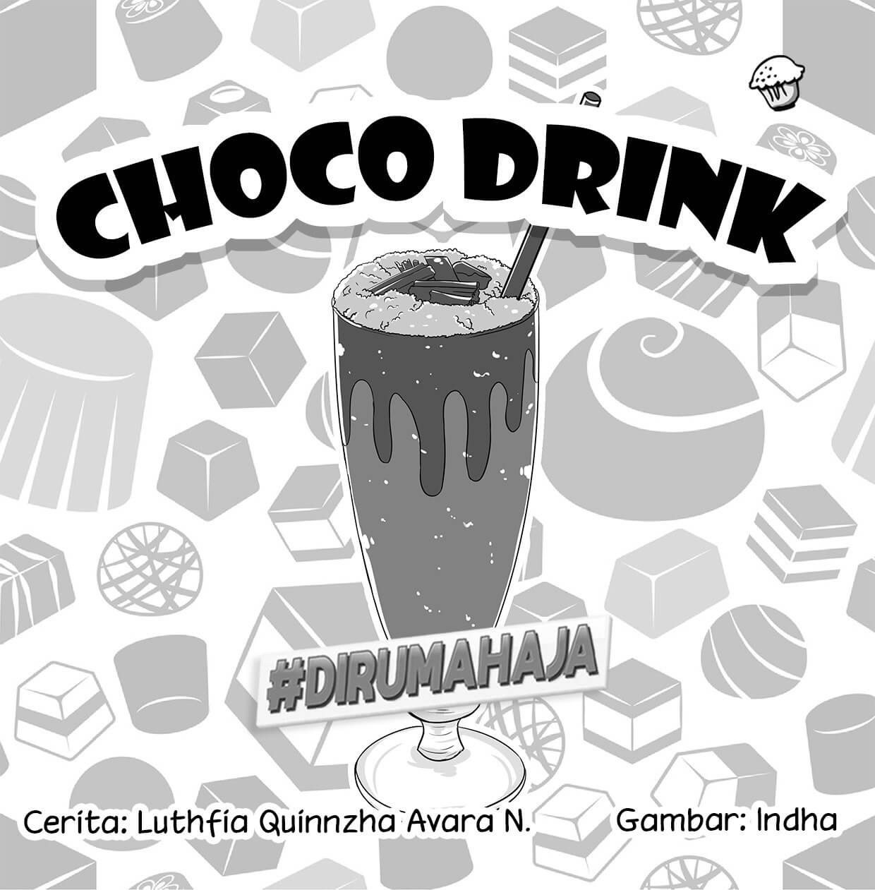 Choco Drink Cover bw