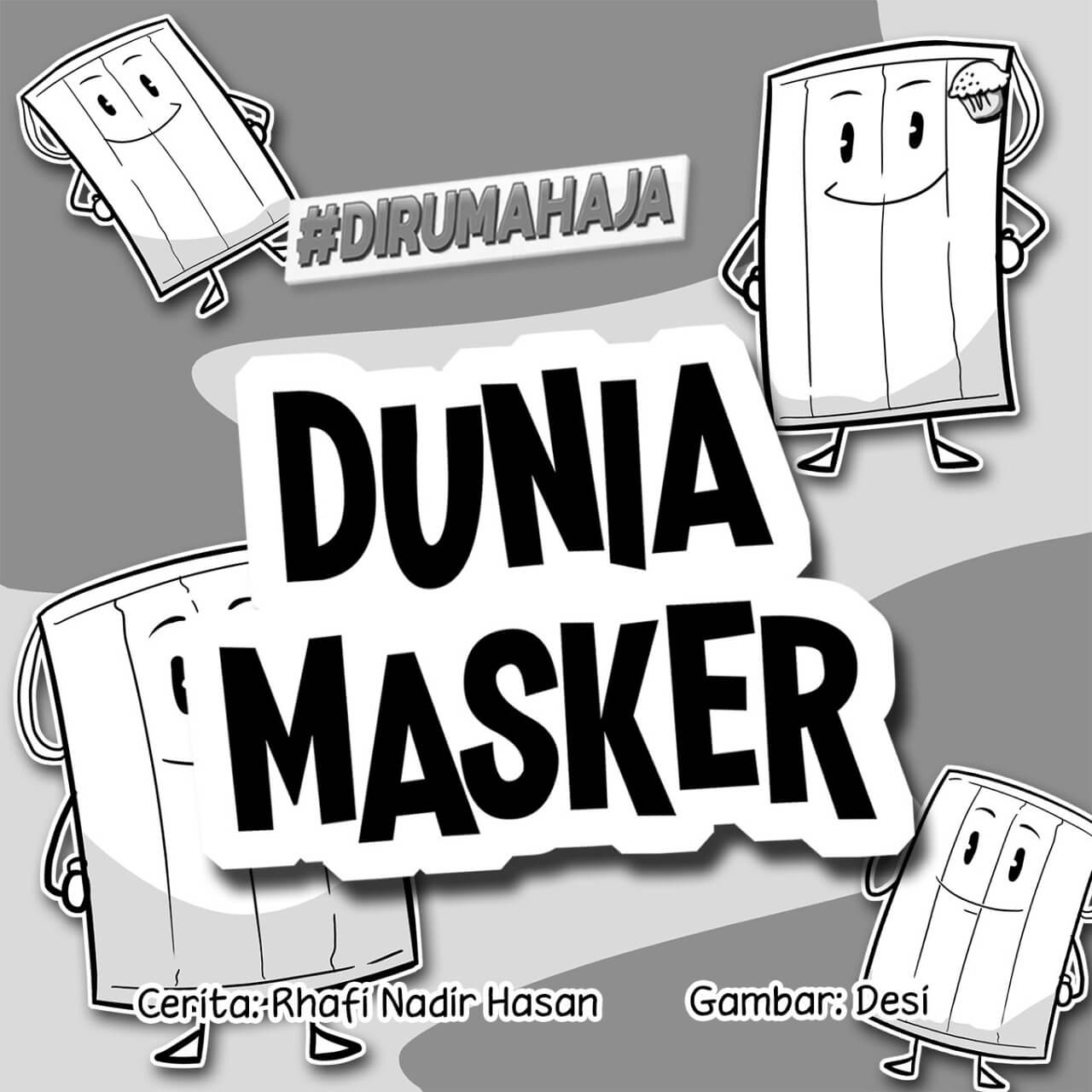 Dunia Masker cover bw