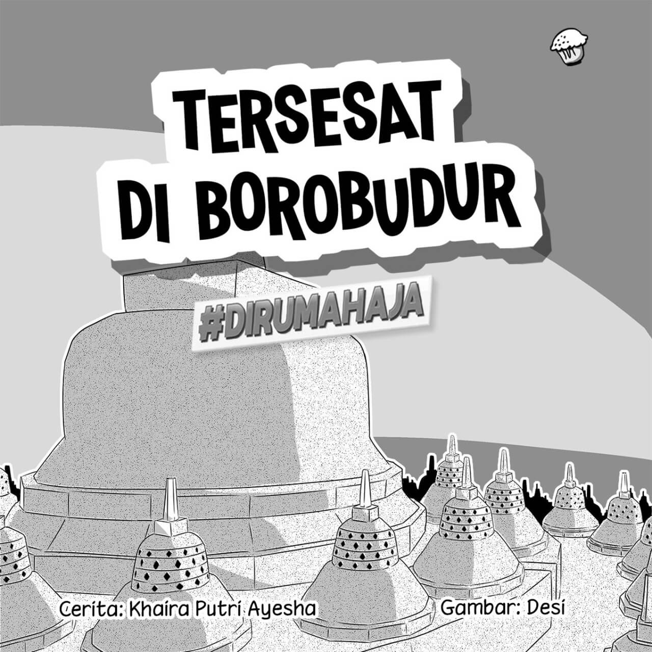 Tersesat di Borobudur cover bw