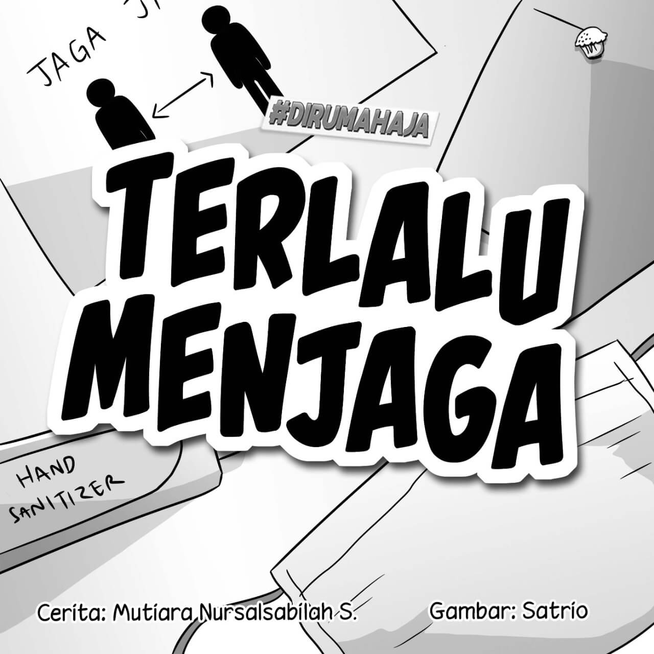 terlalu menjaga cover bw