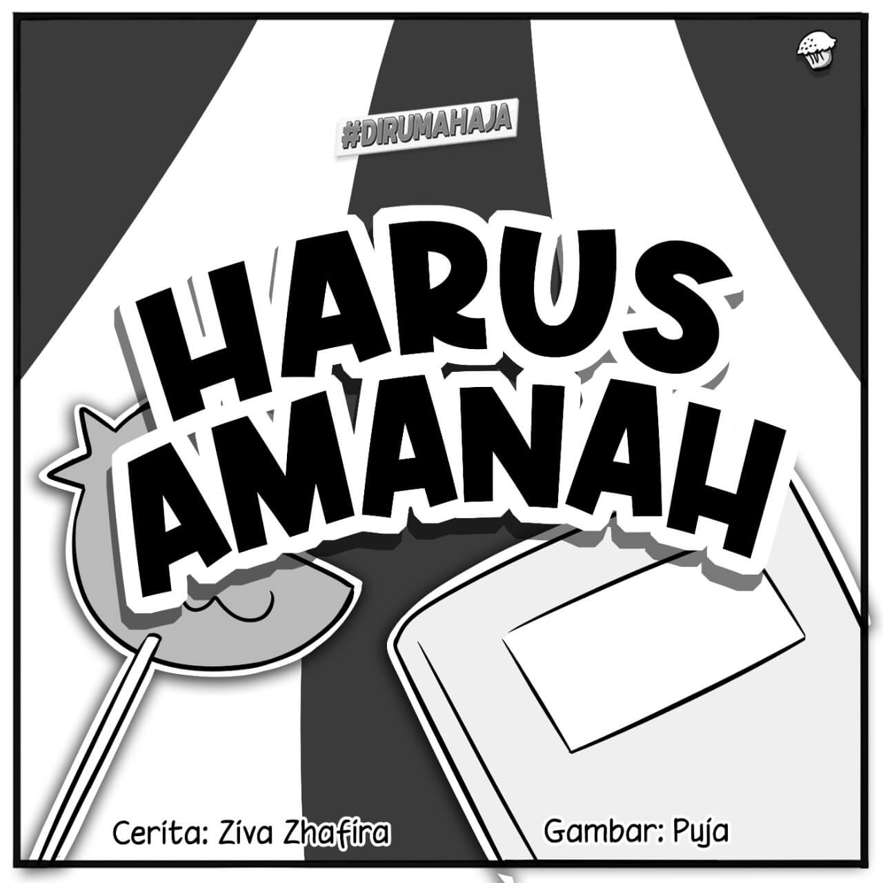 harus amanah cover bw