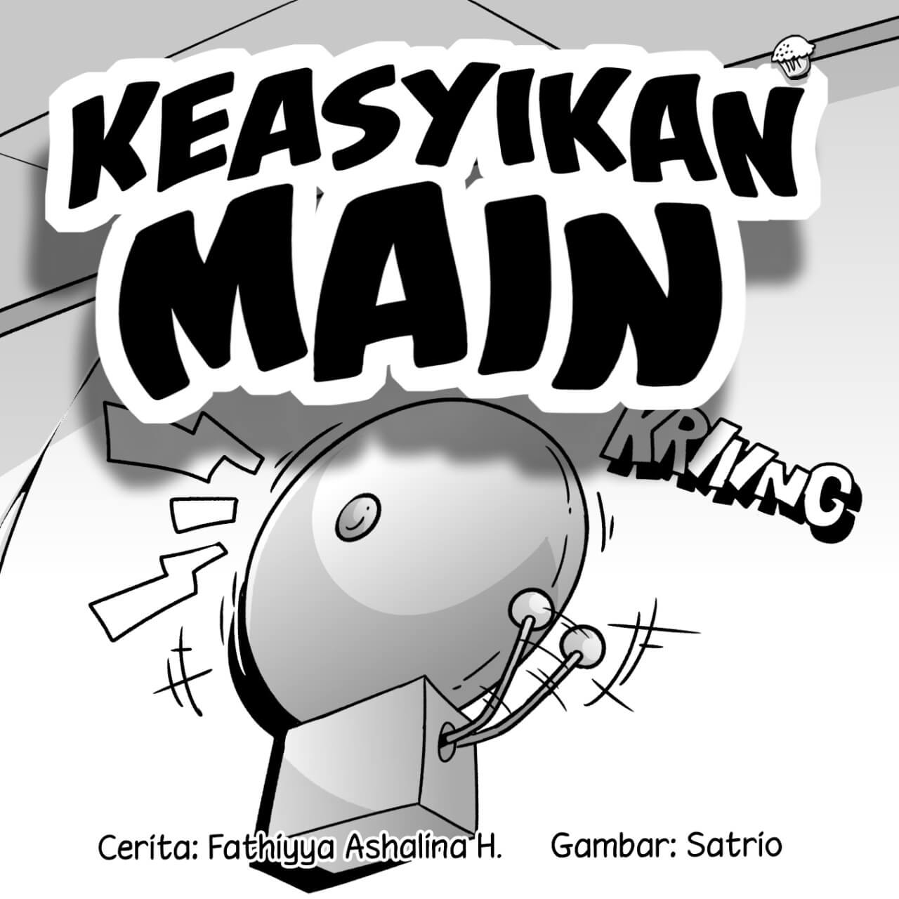 keasyikan main cover bw