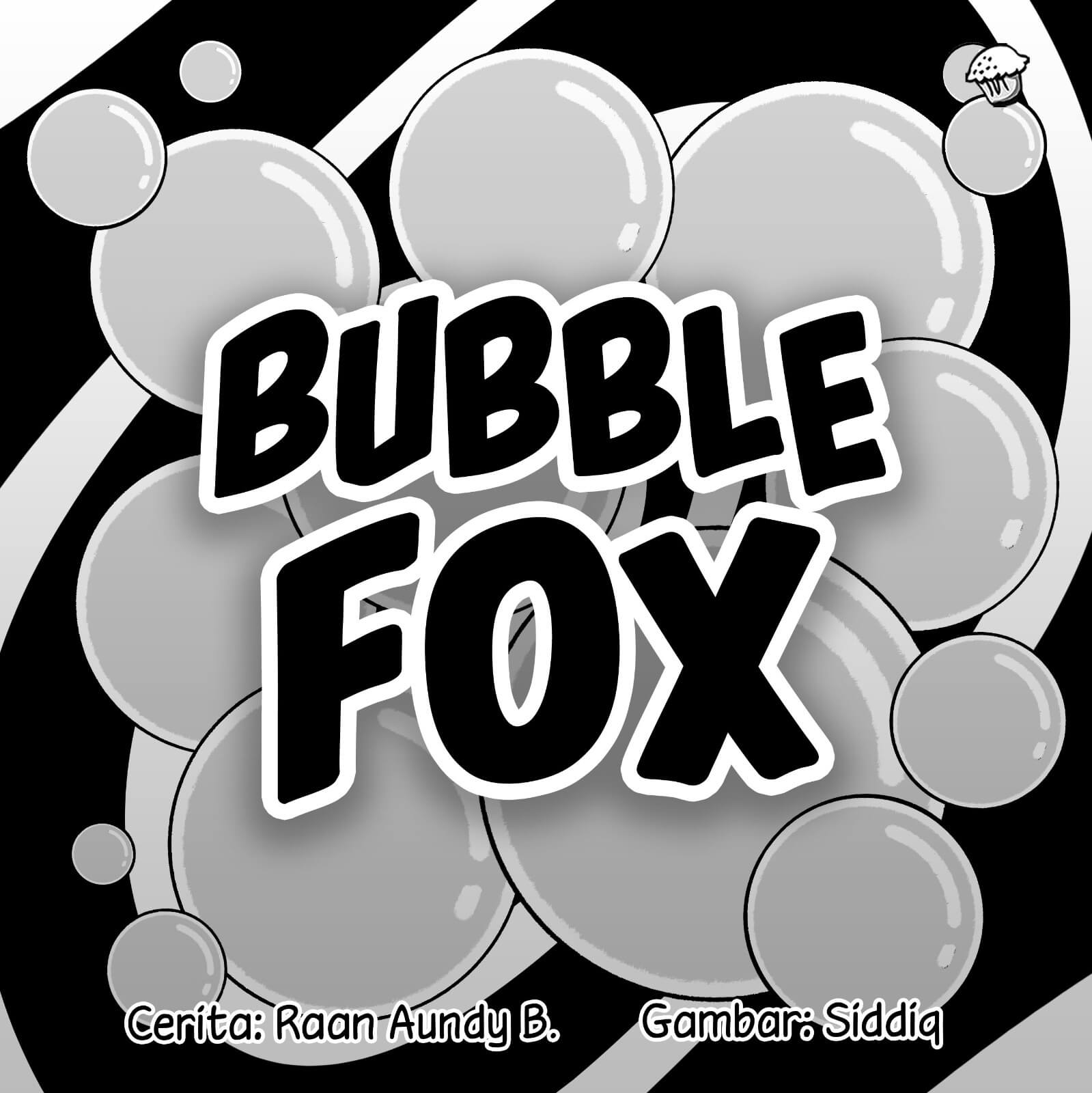 bubble fox cover bw