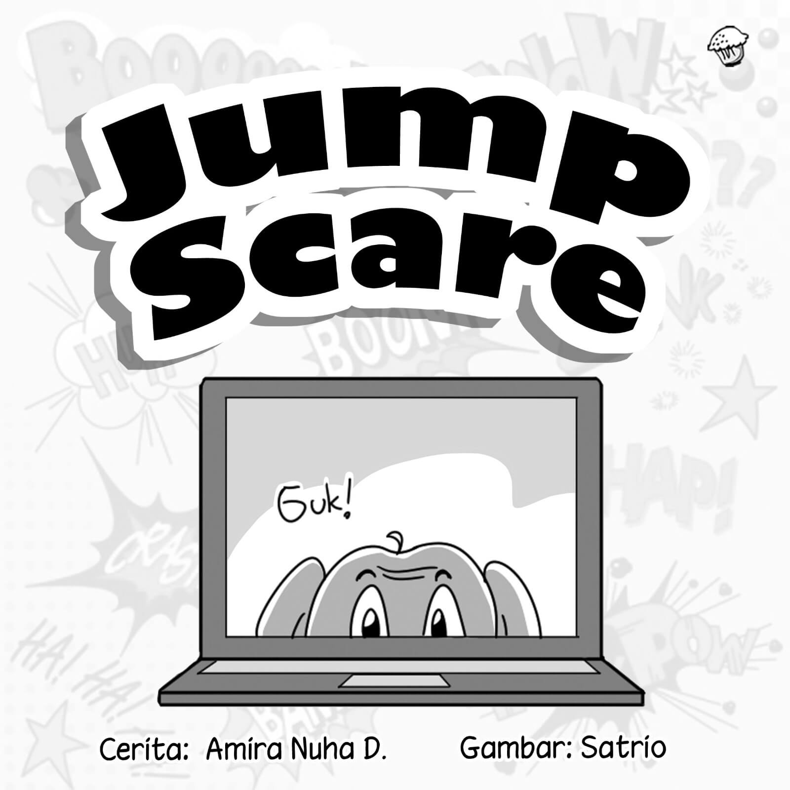 jump scare cover bw
