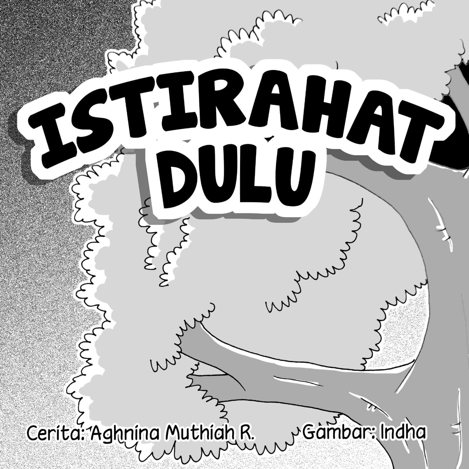 istrahat dulu cover bw