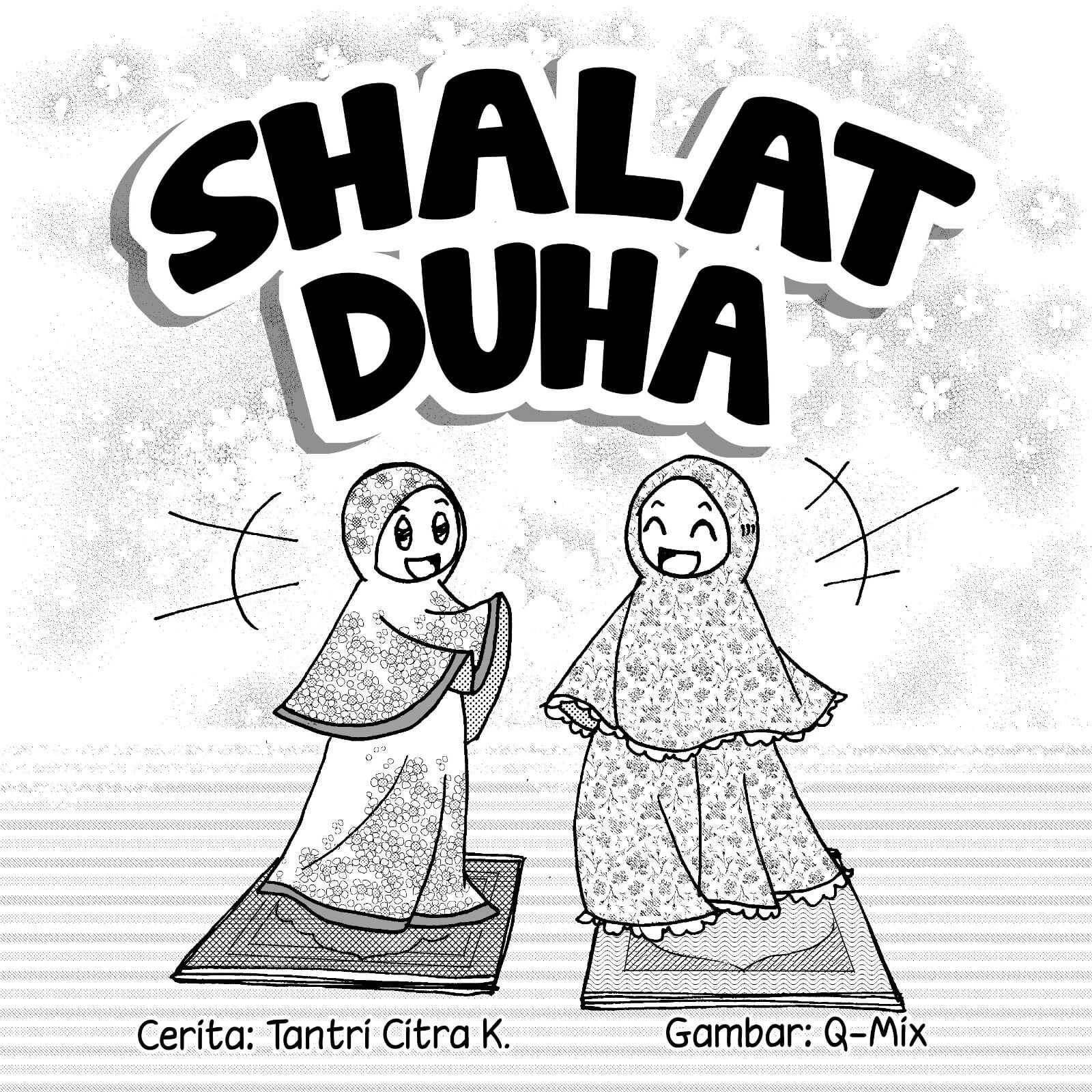 Shalat Duha cover bw