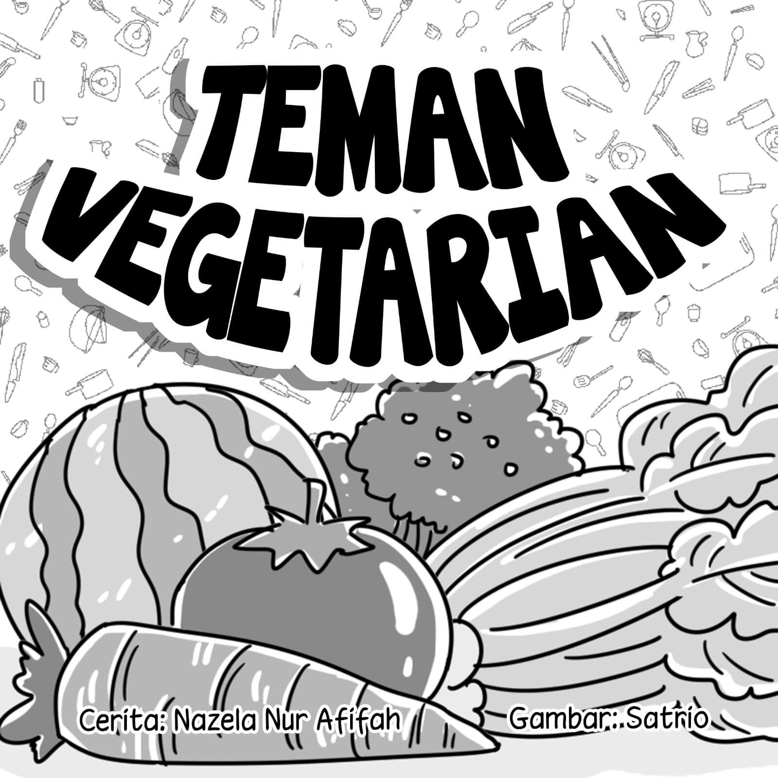 Teman Vegetarian cover bw