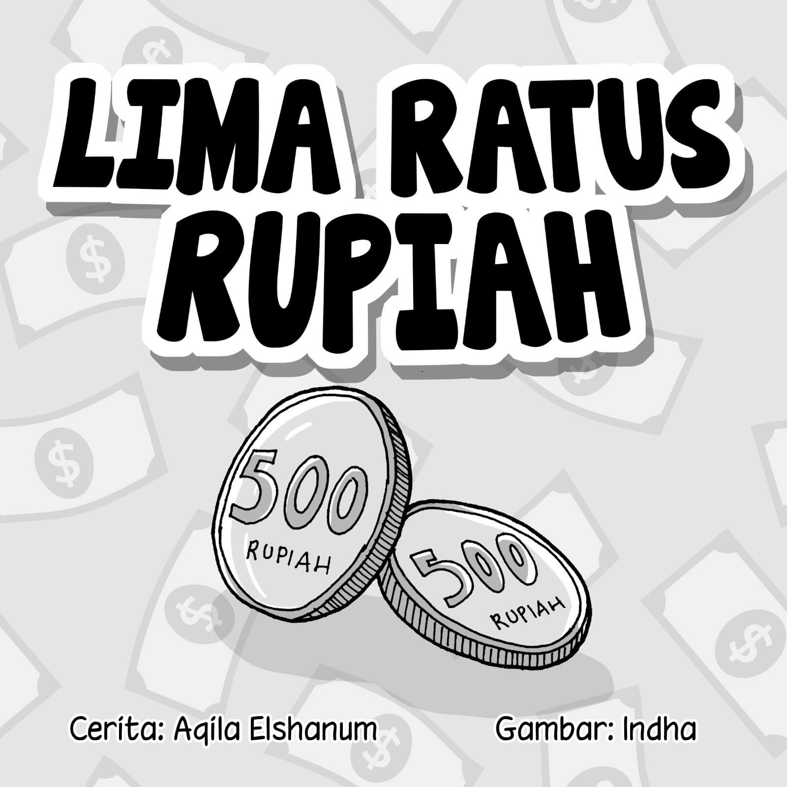 Lima Ratus Rupiah cover bw