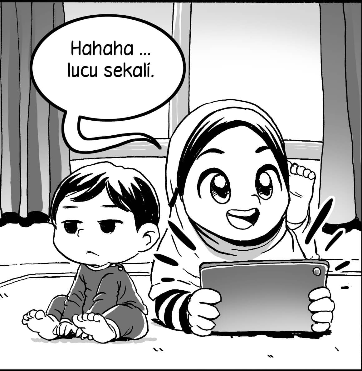Menjaga Adik2