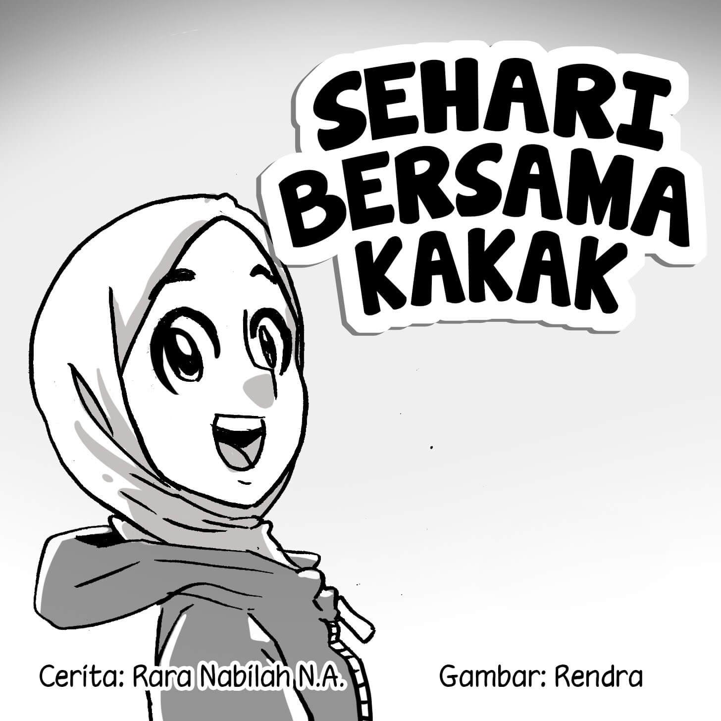Sehari Bersama Kakak cover bw