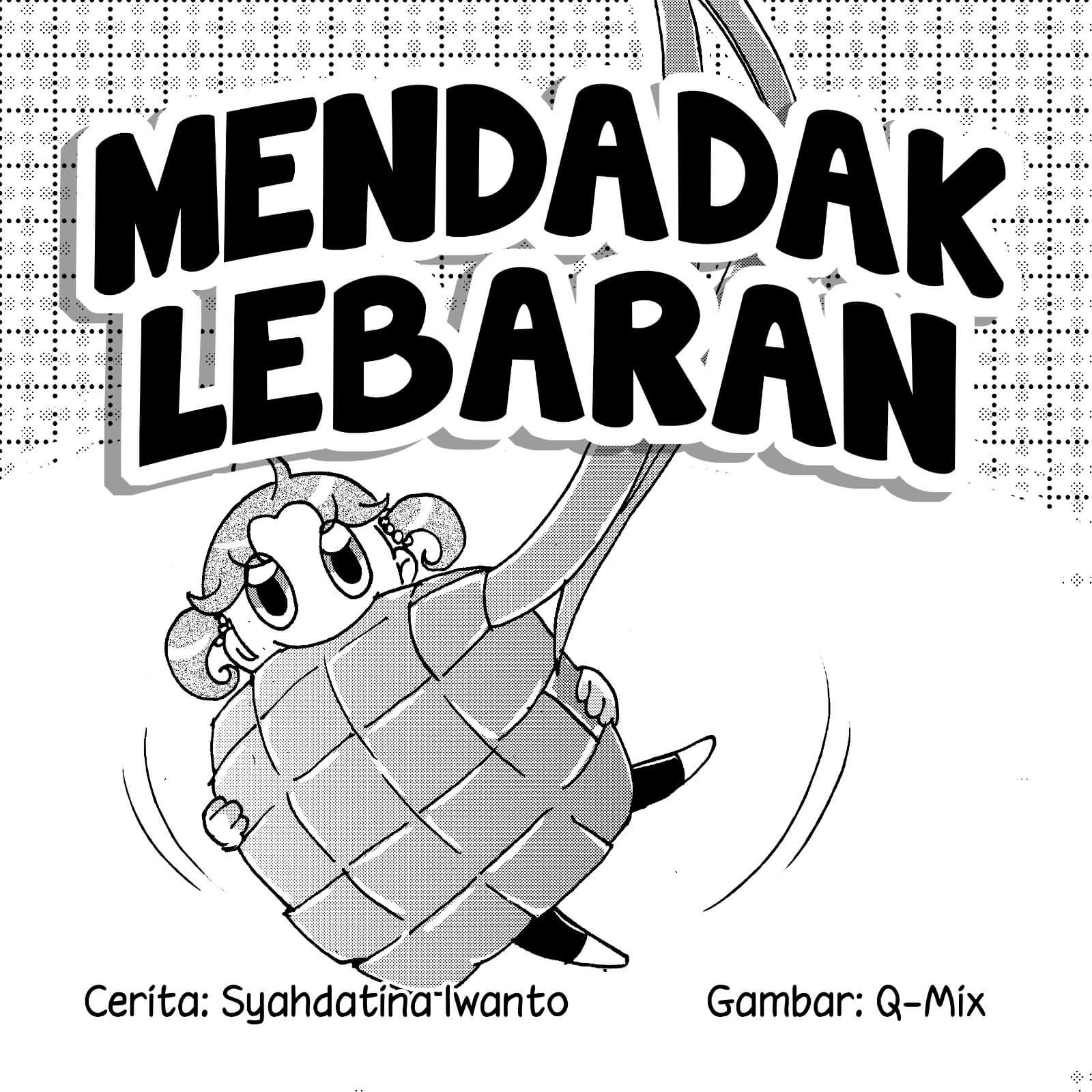 Mendadak Lebaran cover bw
