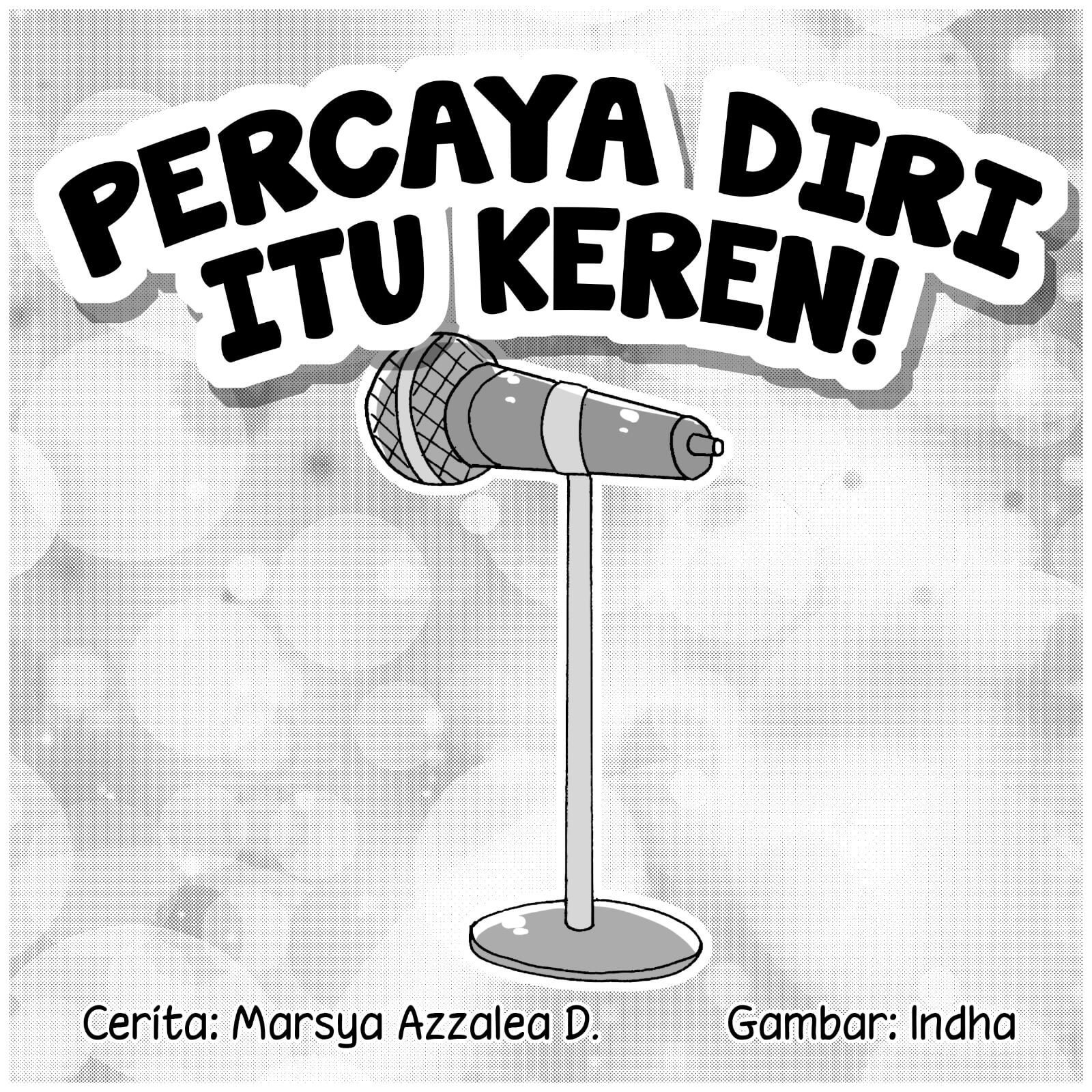 Percaya Diri Itu Keren cover bw