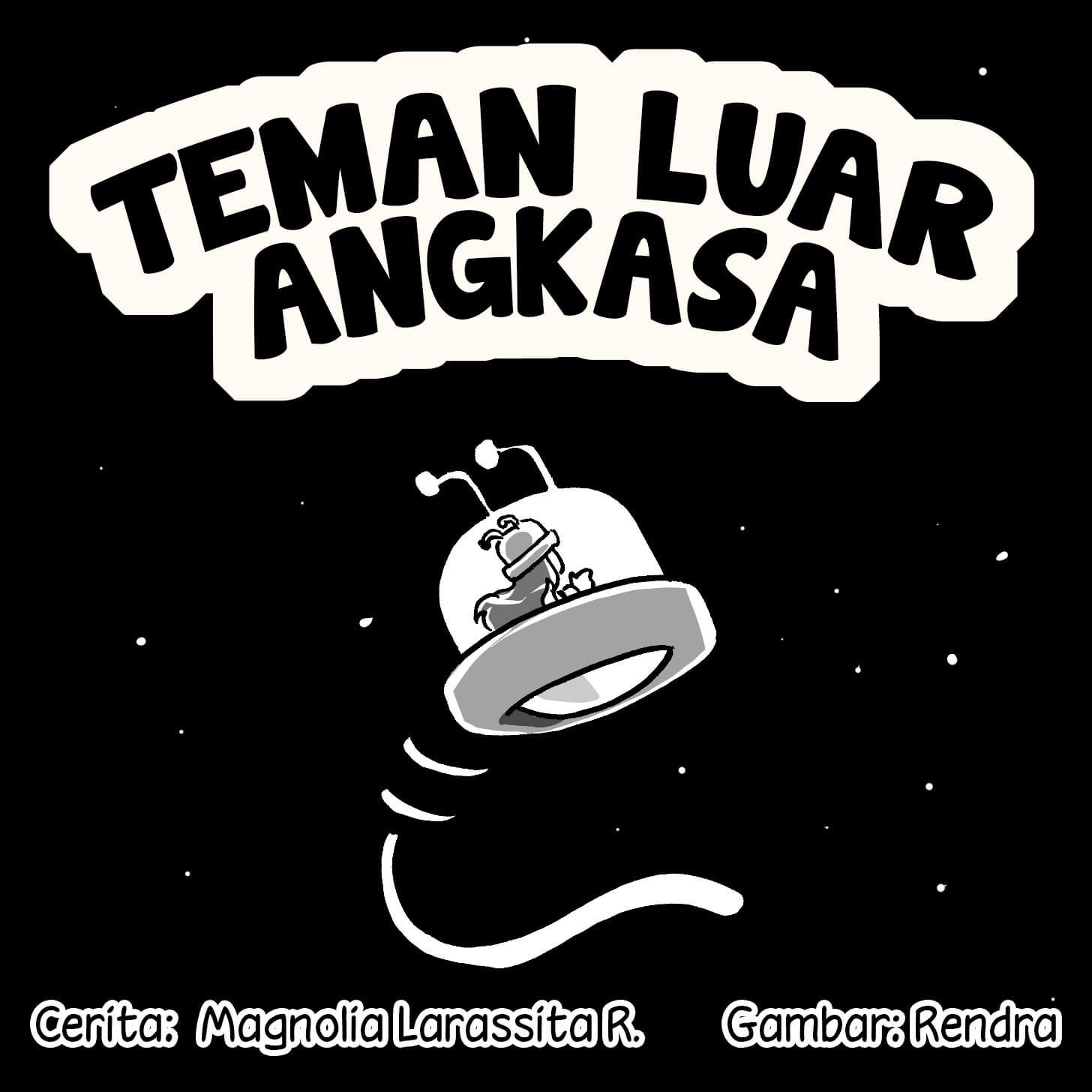 Teman Luar Angkasa cover bw