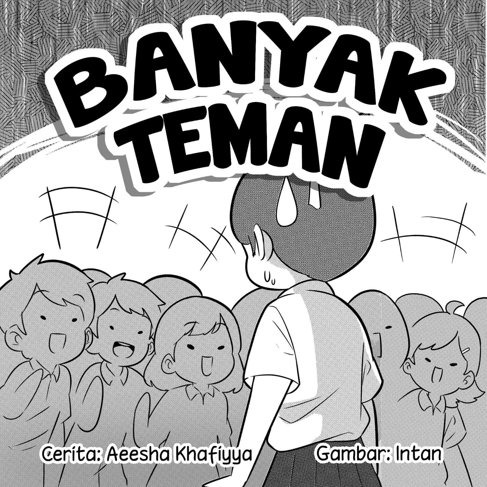 Banyak Teman cover bw