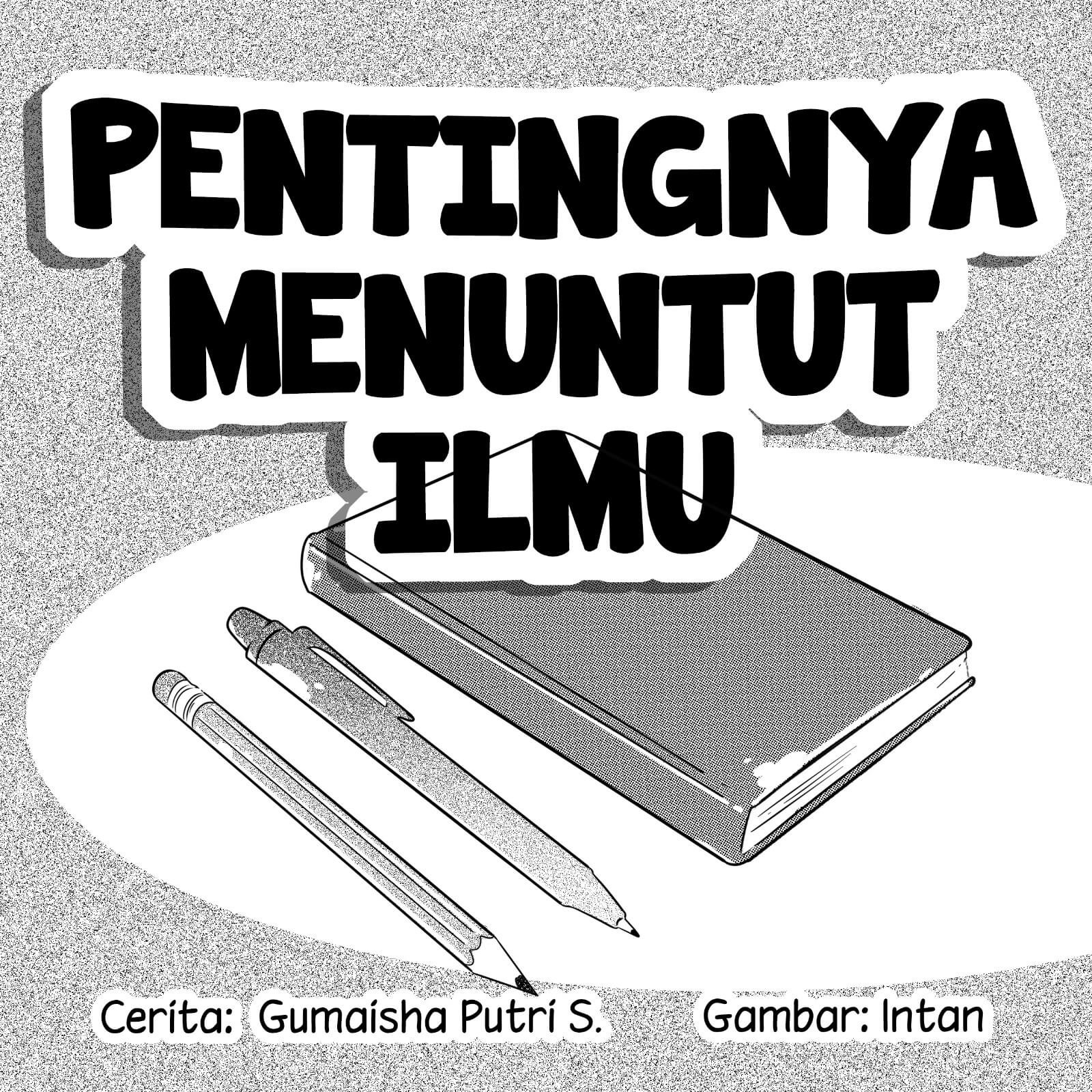 Pentingnya Menuntut Ilmu cover bw Pentingnya Menuntut Ilmu cover bw
