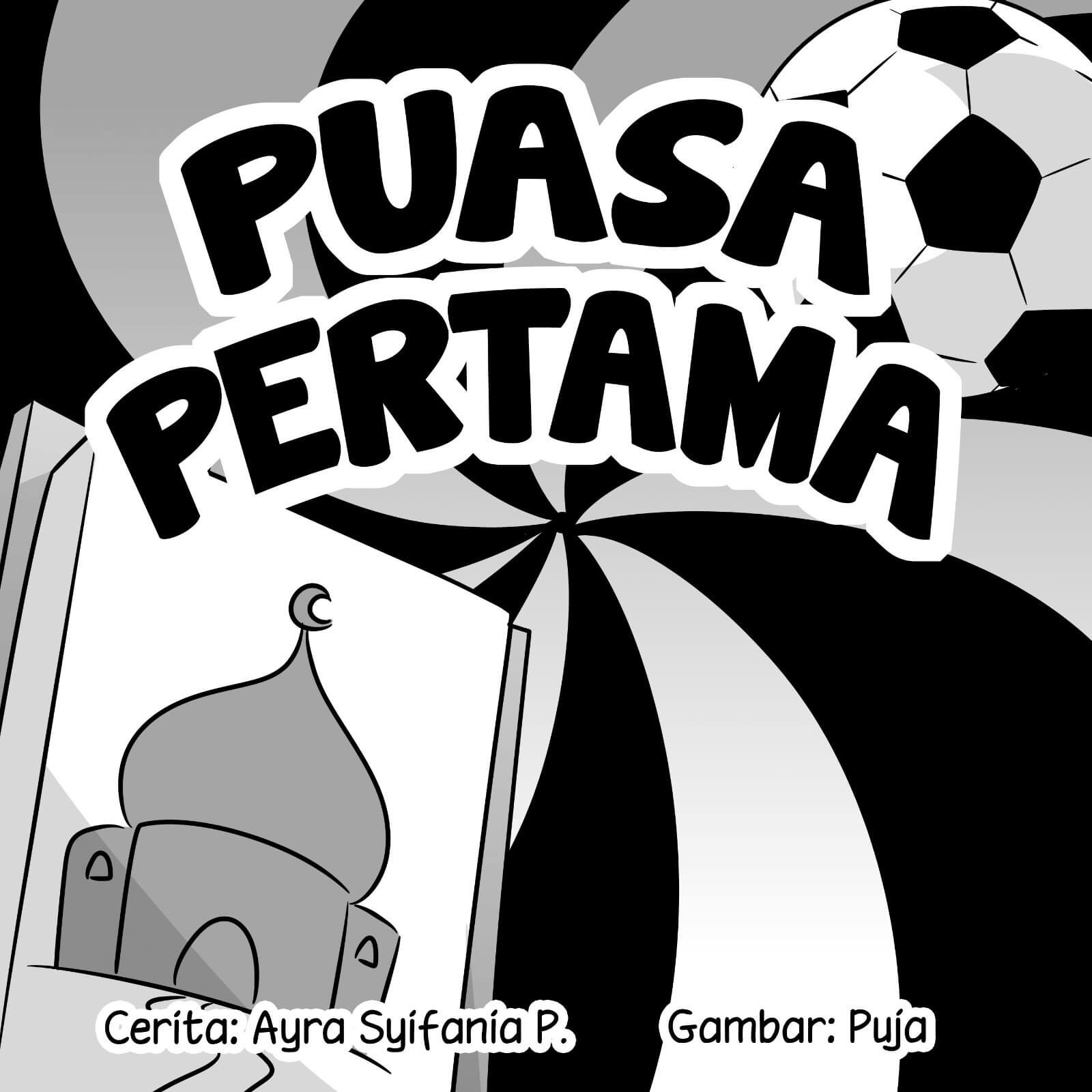 Puasa Pertama cover bw